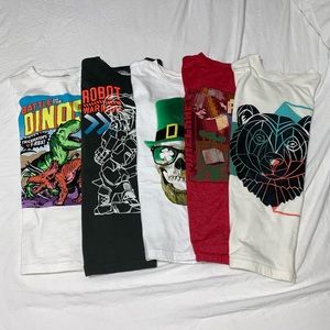 Bundle of 5 boys tees